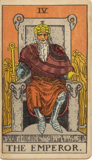 The Emperor Major Arcana tarot card